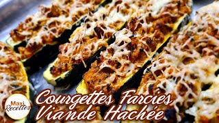 Courgettes Farcies à la Viande Hachée Recette Facile [upl. by Odilia]