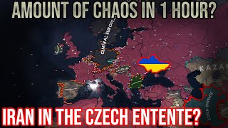 How much CHAOS can the AI generate in an UNHISTORICAL WORLD in 1 HOURHOI4 AHISTORICAL TIMELAPSE 3 [upl. by Ethban]