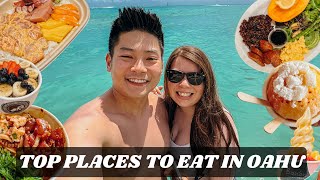 TOP 10 PLACES TO EAT IN OAHU HAWAII [upl. by Eustazio]