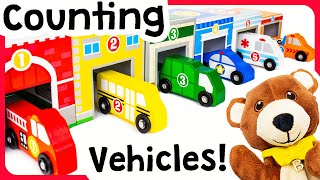 Preschool Learning Videos for Toddlers  Learn how to Count with Toy Cars  3 amp 4 year olds Numbers [upl. by Allemrac578]