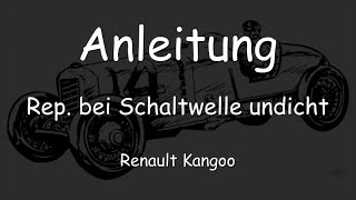 Renault  Schaltwelle undicht [upl. by Atews]