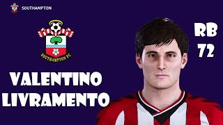 Valentino quotTinoquot Livramento eFootball PES Face Stats [upl. by Sacrod]