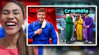 SIDEMEN AMONG US IN REAL LIFE YOUTUBER EDITION  Reaction [upl. by Vieva]