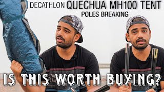 Dont buy Quechua MH100 TENT Assembly Poles breaking  SOLUTION [upl. by Ohnuj84]