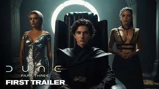 DUNE PART THREE – First Trailer 2026 Timothée Chalamet Zendaya  Warner Bros [upl. by Ytirahc179]