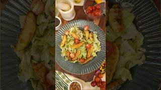 The best salad recipe from a very popular cafe chain  saladrecipe salads vegetables shots [upl. by Olnee506]