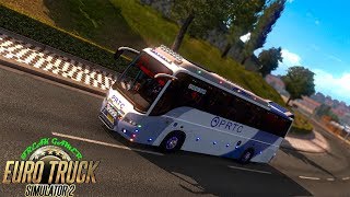 BUS MOD ETS2 127 INDIAN PRTC SKIN FOR VOLVO [upl. by Philippine]