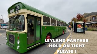 Leyland Panther LHL164F Dewsbury Bus Museum Lets hop onboard Hold Tight Please  bus Wakefield [upl. by Almund]