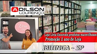 PROMOÇÃO 1 ano de loja Lívia Enxovais toalhas colchas lençõis produtos maravilhosos IBITINGASP [upl. by Munmro492]