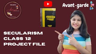 Secularism  Political science project file for class 11 and Class 12  Project on Secularism [upl. by Pul]