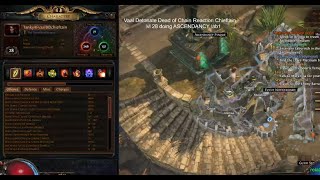 PoE 324 Detonate Dead of Chain Reaction Chieftain lvl 28 doing ascendancy lab 1 [upl. by Husain]