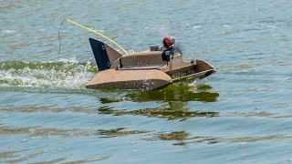 Airscrew Driven RC Airboat [upl. by Rehpotsrik596]