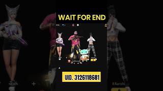 Free fire UID 3126118681🥹 Jisko bhi khelna hai request bhejo freefireshorts freefire emotional [upl. by Atinrahc]