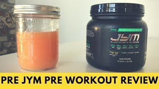 Pre JYM Pre Workout Review [upl. by Jacoby730]