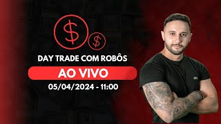 AO VIVO  DAY TRADE NO FOREX COM ROBÔS [upl. by Evonne]