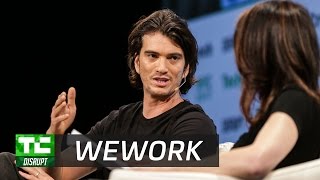 Optimizing space itself with WeWorks Adam Neumann  Disrupt NY 2017 [upl. by Annaesor]