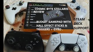 Cosmic Byte Stellaris Budget Wireless Gamepad Review  Hall Effect Sticks  Gyro  Macros amp More [upl. by Helbonnas]