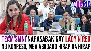 MGA ABOGADO NG SMNI NANGAMOTE KAY CONG LADY N RED SA HEARING [upl. by Incrocci501]