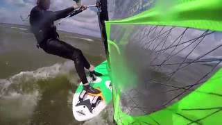 Windsurfing Lake Winnebago WI Sept 10 2016 [upl. by Ayotahs671]