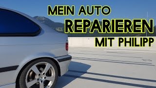 BMW E36  Mein Auto Reparieren  Stoßdämpfer  Domlager  aFreshMango [upl. by Atnuhs]