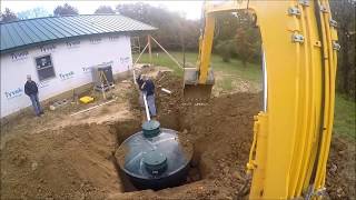 Septic Tank Installation  James Backhoe Service Inc [upl. by Judah]