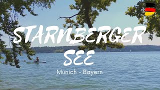 STARNBERGER SEE Bayern München Deutschland 4K  Lake Starnberger Bavaria Munich Germany  Munich 4K [upl. by Nylhtac]