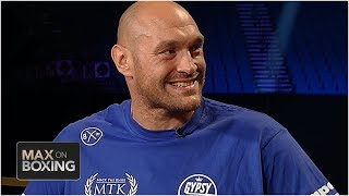 Tyson Fury I’ll put on a masterclass vs Tom Schwarz  Max on Boxing  Top Rank Boxing [upl. by Esinet]