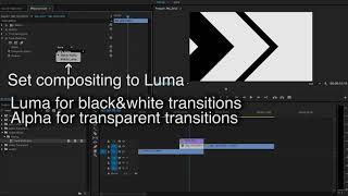 How to use matte transitions in Premiere Pro [upl. by Anaujahs619]