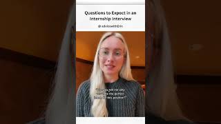 Questions to Expect in an Internship Interview short [upl. by Niamreg]