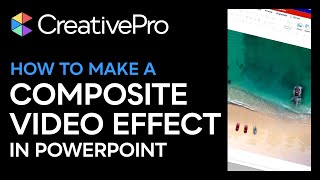 PowerPoint How to Make a Composite Video Effect Video Tutorial [upl. by Ardaid]