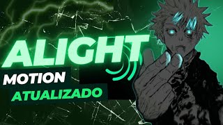 ALIGHT MOTION NOVA VERSÃO REVIEW ATUALIZADO 2024 🇧🇷⚡ [upl. by Verlee]