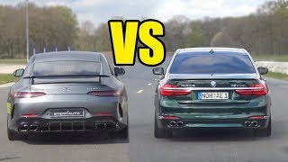 ALPINA B7 BITURBO vs MERCEDES AMG GT63 S 🚀 DRAG RACE🚀 [upl. by Bunch]