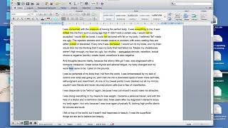 Annotating Texts Personal Essay [upl. by Damiano]