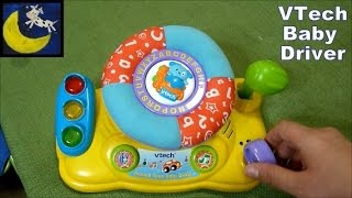 VTech Around Town Baby Driver Steering Wheel Review [upl. by Mcdermott]