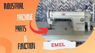 Industrial sewing machine parts and Functions explainedemel EM 8500 [upl. by Oriaj]