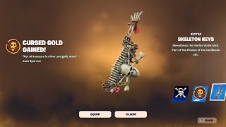 How to Unlock FREE Skeleton Keys Keytar Instrument  Fortnite x Pirates of the Carribean [upl. by Cristian]