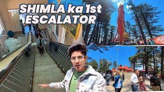 Shimla Weather in April  Shuru hogaya Tourist season  1st Escalator of shimla ki sair LATEST VLOG [upl. by Amati]