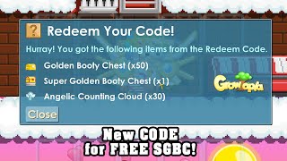 Growtopia  New CODE for FREE SGBC For 50 GrowIDs Mod gave me FREE GACHA [upl. by Aleirbag]