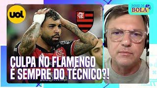 MAURO CEZAR FLAMENGO TEM PROBLEMA CRÔNICO DE CULPAR O TÉCNICO JOGADORES E DIRIGENTES SAEM ILESOS [upl. by Llenel]