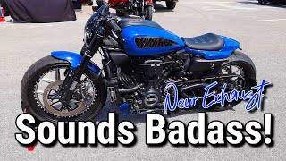 New Harley Davidson Sportster S Exhaust Sounds BadAss Let me know what you Think [upl. by Itisahc]