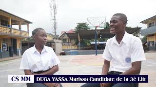 Candidate DUGA YASSA de la 3è Litt [upl. by Demetre]