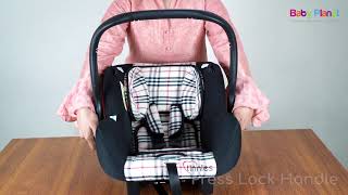 Tinnies Carry Cot  Car Seat  Baby Planet [upl. by Alli]