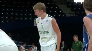 U16 Domantas Sabonis Dunk [upl. by Armalda]