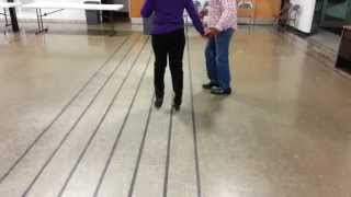 Chicago Stepper Beginners learning the Basics in Dance class [upl. by Aianat179]