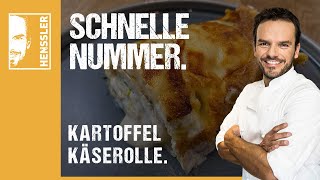 Schnelles KartoffelKäserollenRezept von Steffen Henssler [upl. by Nilra958]