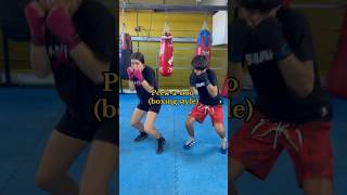 Estilo Peekaboo 🔝🔥 boxing style peekaboo tutorial boxeo parati miketyson fyp viral [upl. by Brasca695]