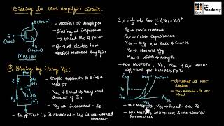 EPC18 Biasing in MOS amplifier circuits EC Academy [upl. by Alwyn532]