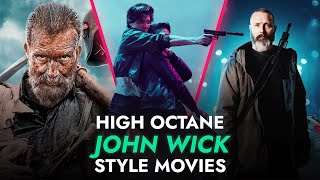 Best 10 Explosive Action Movies Like John Wick Part 2  Netflix Hulu Shudder and more [upl. by Vitus876]