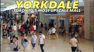 Torontos FANCIEST SHOPPING MALL Walk A Tour Of Yorkdale Shopping Centre On A Busy Saturday Evening [upl. by Yecac]