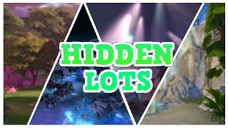 How To Get To All Hidden Lots  Sims 4  Exploring Sylvan Glade Deep Woods Forgotten GrottoSixam [upl. by Anniroc]